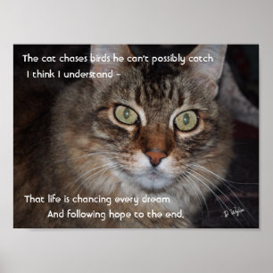 Poster Poursuivre la poursuite des rêves