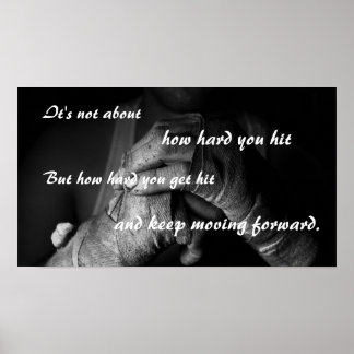 Poster Poursuivre l'évolution de l'affiche motivationnell