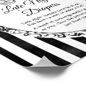 Poster Poussette gothique Halloween Panneau de Couches de (Coin)