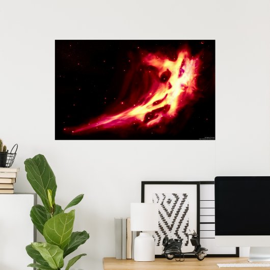 Poster Poussière (Bureau à domicile)