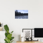 Poster Poussière de neige au marais (Bureau à domicile)