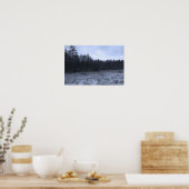 Poster Poussière de neige au marais (Cuisine)