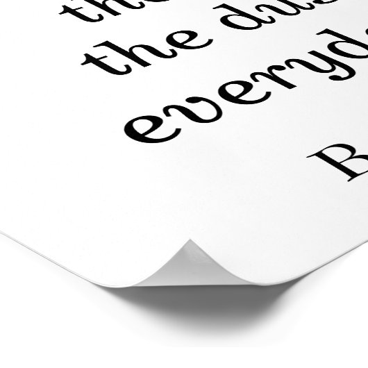 Poster Poussière de vie - Citation d'art (Coin)