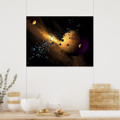 Poster Poussière dorée (Cuisine)