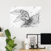 Poster Poussière Pixie dans le vent (Bureau à domicile)