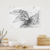 Poster Poussière Pixie dans le vent (Cuisine)