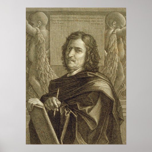Poster Poussin - Autoportrait (Devant)