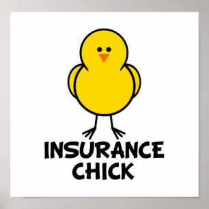Poster Poussin d'assurance