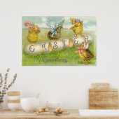 Poster Poussin de Champ de Pâques (Cuisine)