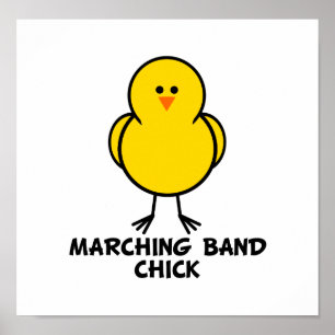 Poster Poussin de fanfare