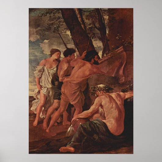 Poster Poussin - Et In Arcadia Ego (Devant)