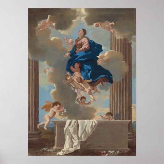 Poster Poussin - L'Assomption De La Vierge (Devant)