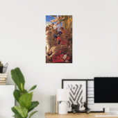 Poster Poussin - Le Martyre de saint Érasme (Bureau à domicile)