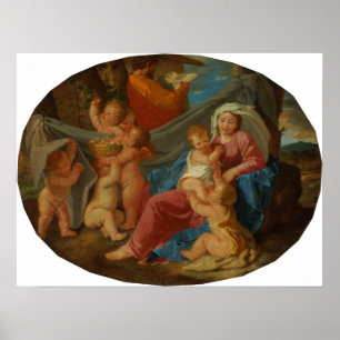 Poster Poussin - Le Repos pendant la fuite en Égypte