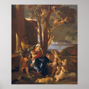 Poster Poussin - Le Repos pendant la fuite en Égypte