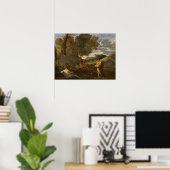 Poster Poussin - Numa La Nymphe (Bureau à domicile)