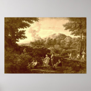 Poster Poussin - Orphée Et Eurydice