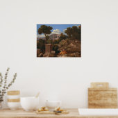 Poster Poussin - Paysage avec saint Jean (Cuisine)