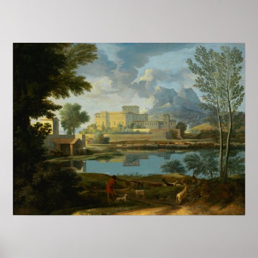 Poster Poussin - Paysage français (Devant)