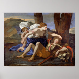 Poster Poussin - Rinaldo Et Armida