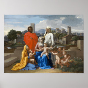 Poster Poussin - Sainte Famille