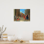 Poster Poussin - Saints Pierre Et Jean Guérir La Lame ... (Cuisine)