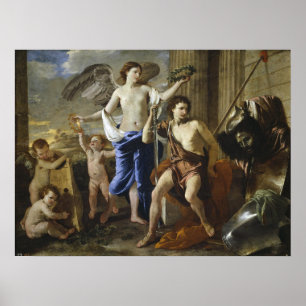 Poster Poussin - Triomphe De David