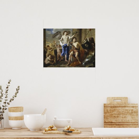 Poster Poussin - Triomphe De David (Cuisine)