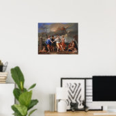 Poster Poussin - Une danse au son de la musique du temps (Bureau à domicile)