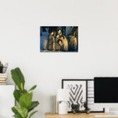 Poster Poussins Penguin Empereur en crèche, Apténodytes (Bureau à domicile)