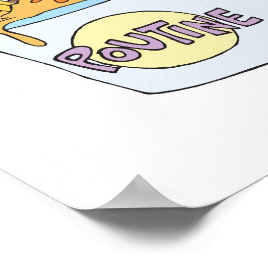 Poster poutine (Coin)