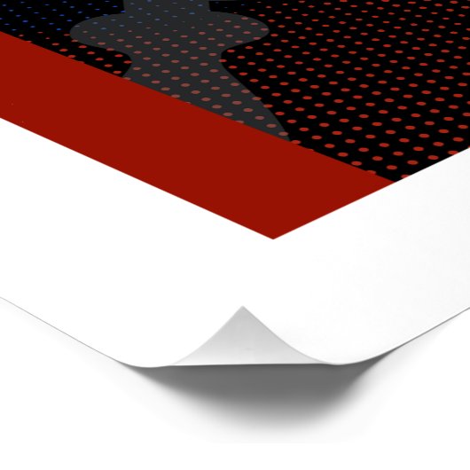 Poster Poutine avec le drapeau russe (Coin)