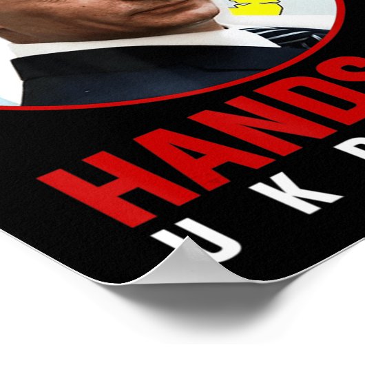 Poster Poutine met la main à l'Ukraine (Coin)