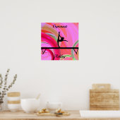 Poster Poutre de gymnastique Bold Personnalisation Abstra (Cuisine)