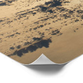 Poster Poutres De Soleil Au Large De L'Océan Atlantique (Coin)