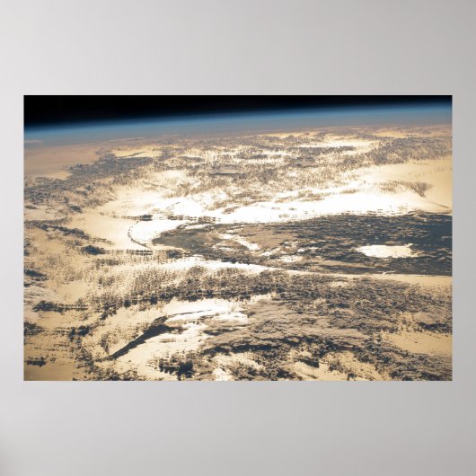 Poster Poutres De Soleil Au Large De L'Océan Atlantique (Devant)