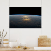 Poster Poutres Sunglint Au Large D'Un Pacifique Sud En Pa (Cuisine)