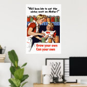 Poster Pouvez-Vous Croître, Pouvez-Vous Vous Propre ? (Bureau à domicile)