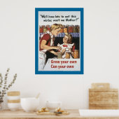 Poster Pouvez-Vous Croître, Pouvez-Vous Vous Propre ? (Cuisine)