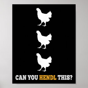 Poster Pouvez-vous gérer ce design de jeu de mots drôle d
