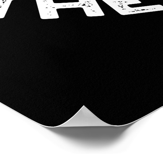 Poster Pouvez-Vous Sentir Le Gloove Funny Glue Pun Dark B (Coin)