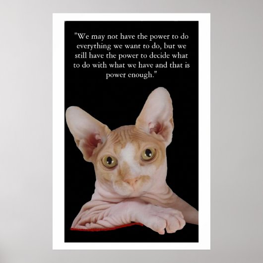 Poster "Pouvoir de décider" (Devant)