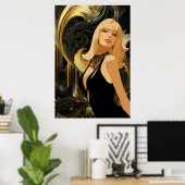 POSTER POUVOIR DE LA BEAUTÉ #3 (Bureau à domicile)