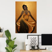 POSTER POUVOIR DE LA BEAUTÉ #4 (Bureau à domicile)