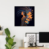POSTER POUVOIR DE LA BEAUTÉ #5 (Bureau à domicile)