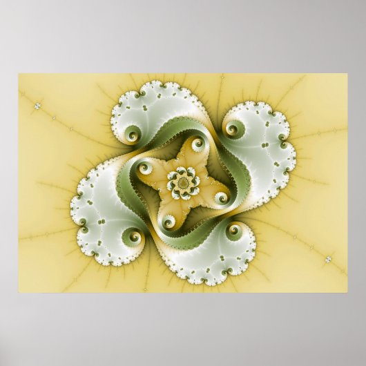 Poster Pouvoir terroriste - Art Fractal (Devant)