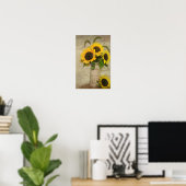 Poster Pouvoir Tournesol (Bureau à domicile)