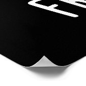 Poster Pouvons-nous être amis amusant jeu de balle noir B (Coin)