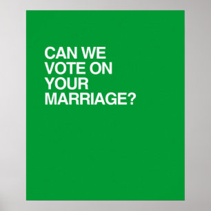 POSTER POUVONS-NOUS VOTER SUR VOTRE MARIAGE