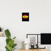 Poster Pow ! Impact comique sur les pop-arts (Bureau à domicile)